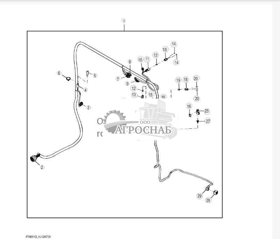 Baffle Wiring Harness 